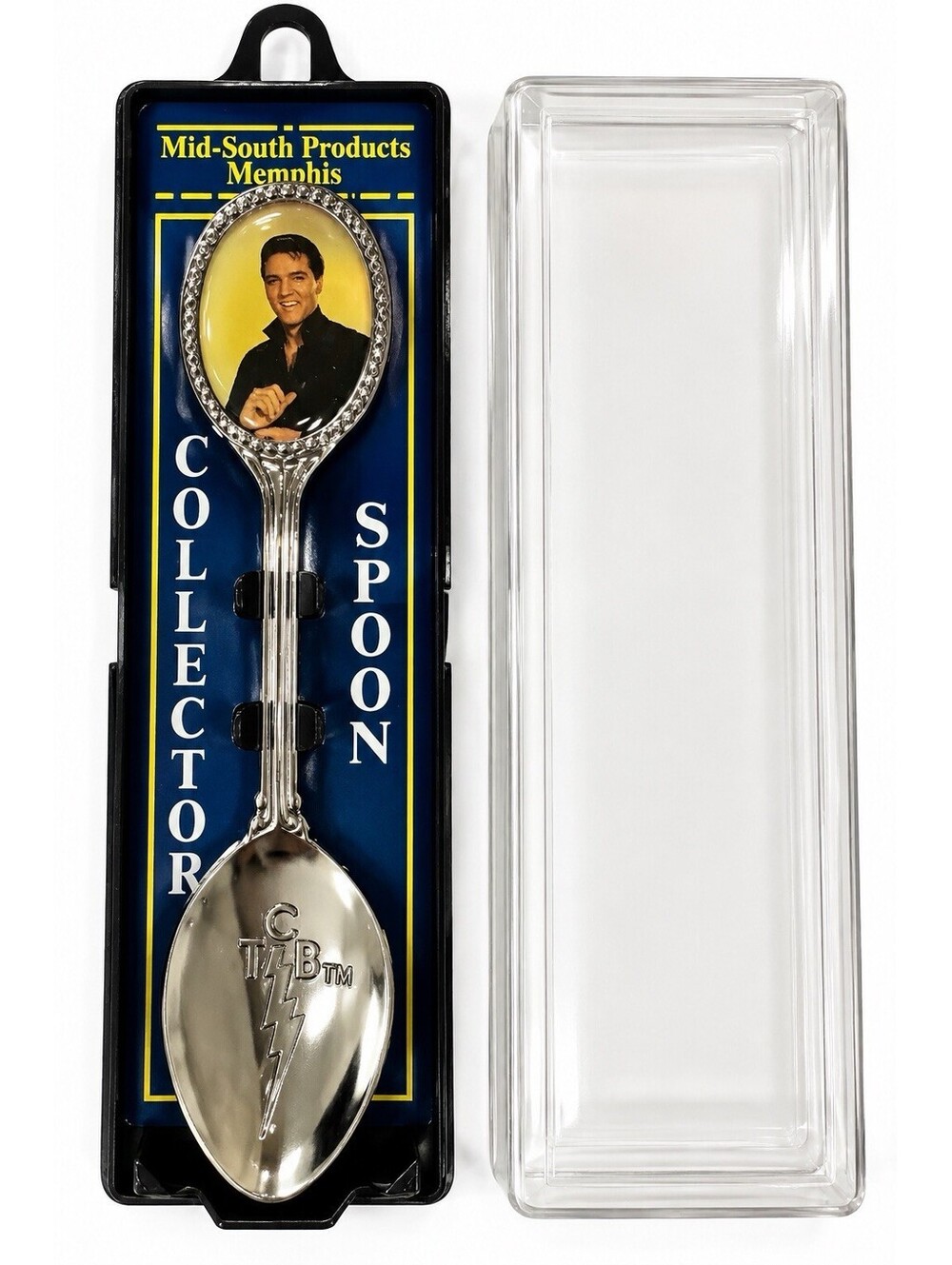 Vtg Elvis Presley TCB Collectible Spoon Mid-South Products Memphis Original Case